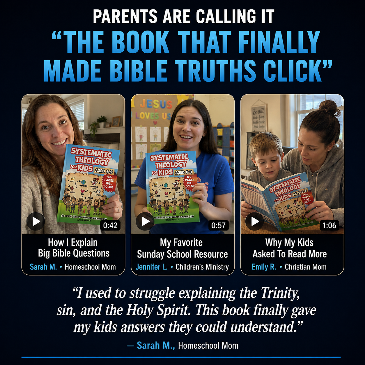 Systematic Theology For Kids: Understand God, Build Character, And Grow In Faith