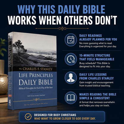 Life Principles Daily Bible, Paperback: Holy Bible, New King James Version