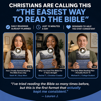 Life Principles Daily Bible, Paperback: Holy Bible, New King James Version