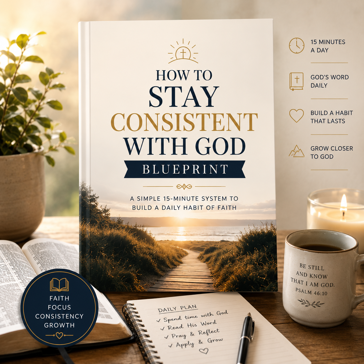 Ebook: How To Stay Consistent With God Blueprint