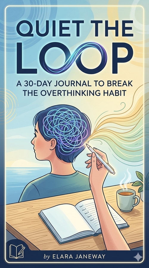 📖 Ebook: Quiet the Loop: A 30-Day Journal to Break the Overthinking Habit